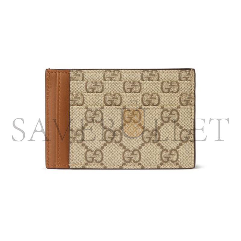 GUCCI GG EMBLEM CARD CASE 821208 (12*8cm) GUCCI GG EMBLEM CARD CASE 821208 (12*8cm)